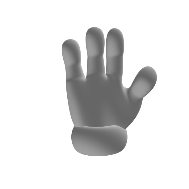 3D卡通手形状挥舞图片下载