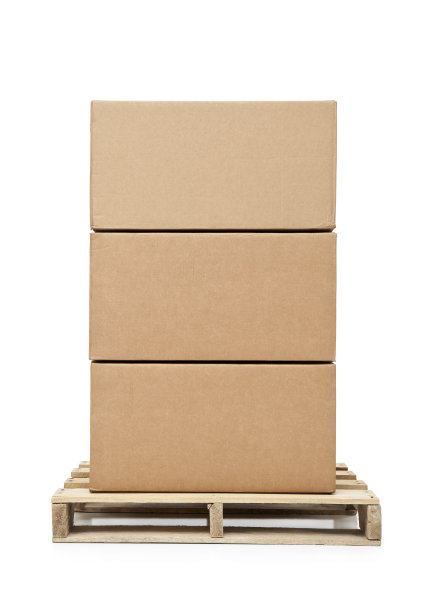 托盘上的纸箱图片下载