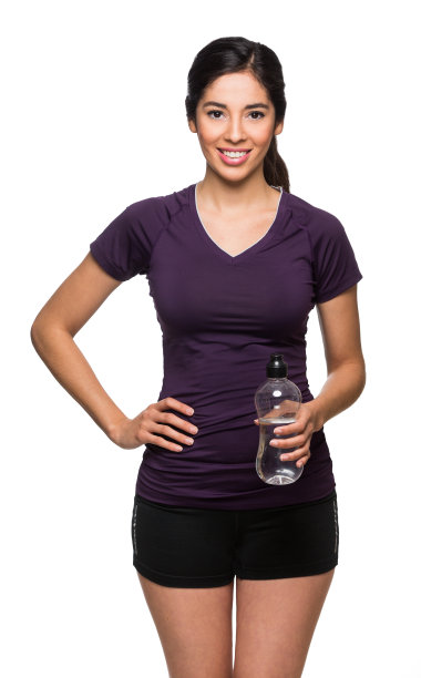 漂亮女人拿着水瓶图片下载