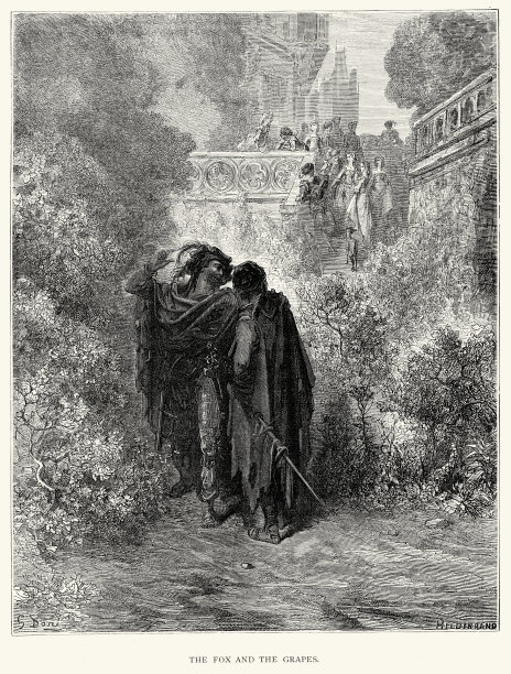 拉封丹的寓言——狐狸和葡萄图片下载