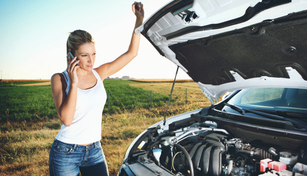 汽车故障。图片下载