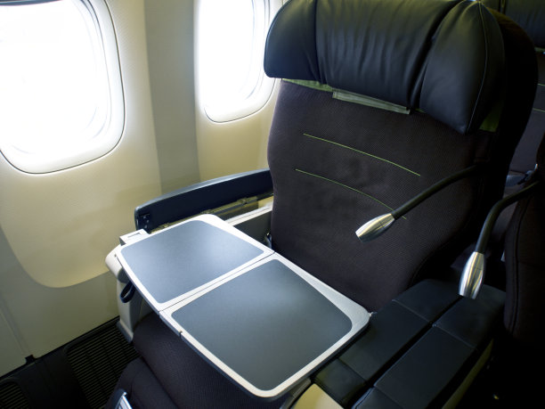 带托盘的飞机座椅图片下载
