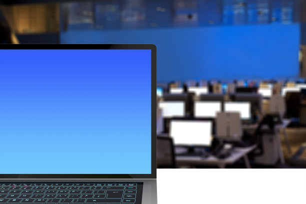 现代办公环境中的笔记本电脑图片下载