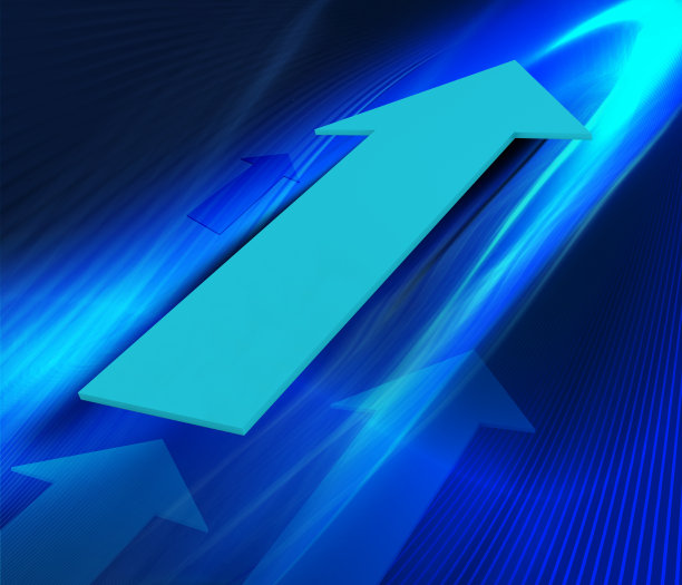 蓝色背景箭头图片下载