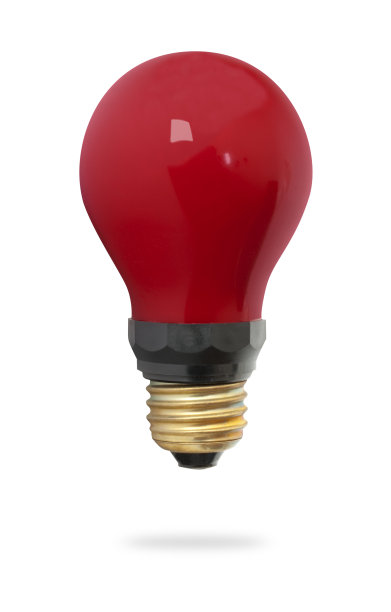 红色的灯泡图片下载