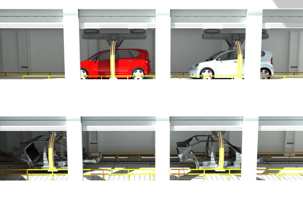汽车工厂图片下载