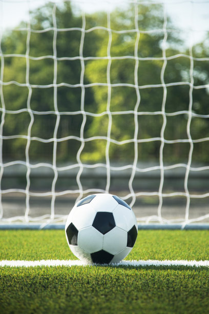 足球和球门图片下载