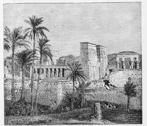 象岛的伊西斯神庙图片下载