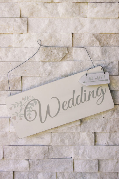 婚礼的路标图片下载