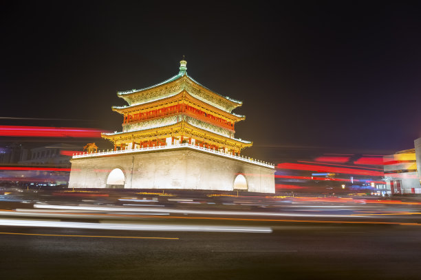 夜仙钟楼图片下载