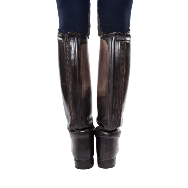 旧的盛装舞步马靴图片下载