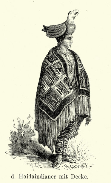 19世纪的北美:海达印第安人图片下载