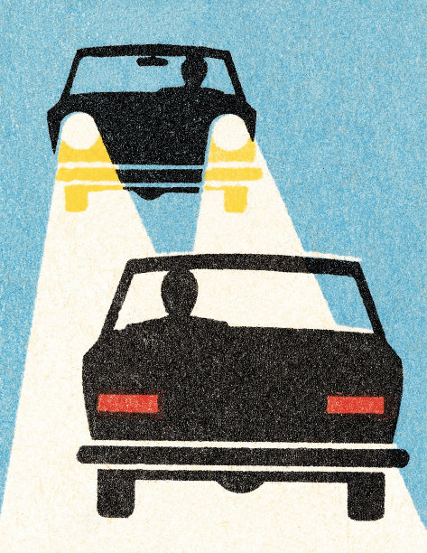 汽车在夜间行驶图片下载