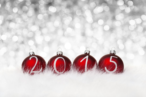 2015年的红色圣诞舞会安排在皮草上图片下载