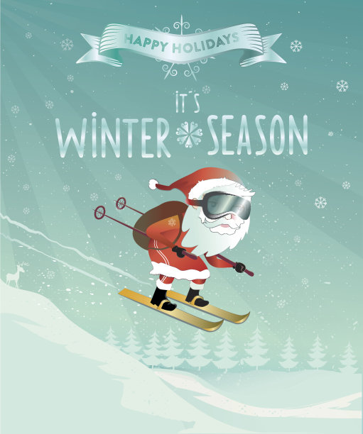 wintersport圣海报图片下载