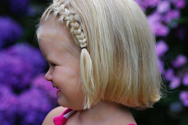 小女孩的特写镜头图片下载