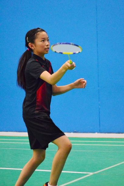 少年羽毛球运动员图片下载