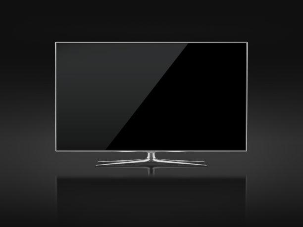 超高清4K智能电视黑色背景图片下载