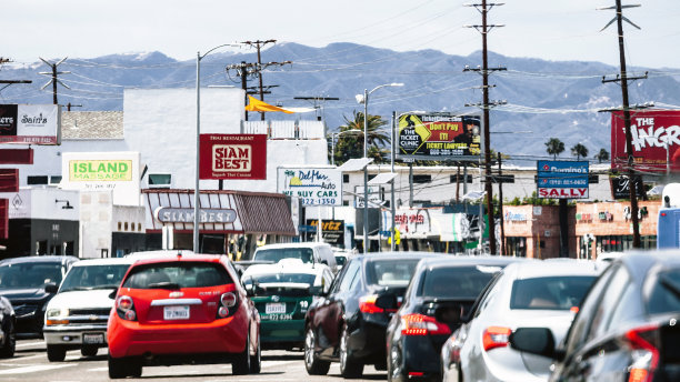 洛杉矶交通素材图片