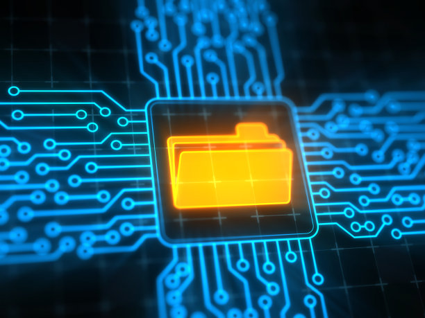 文件夹概念上的数字屏幕图片下载