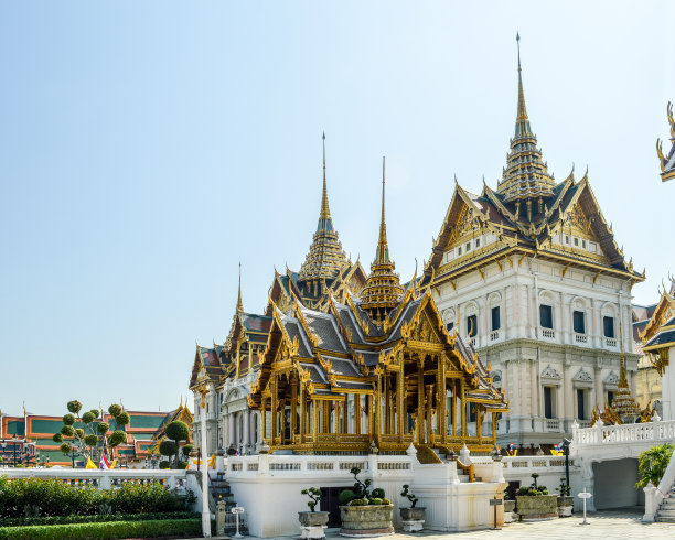 泰国曼谷的大皇宫素材图片