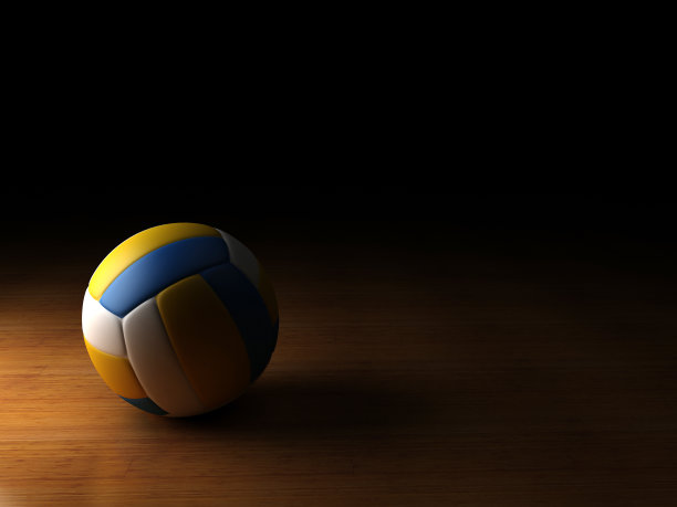 排球球聚光灯图片下载