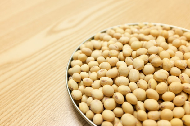 盘中的黄豆干图片下载