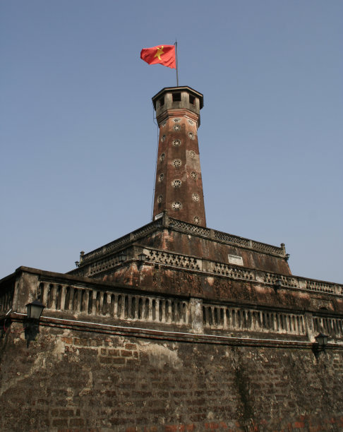 河内古老的城堡塔图片下载