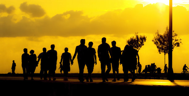 公园里的人图片下载