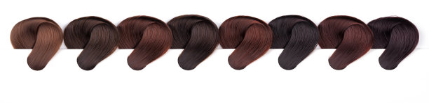 染发剂颜色样本-紫罗兰色调图片下载