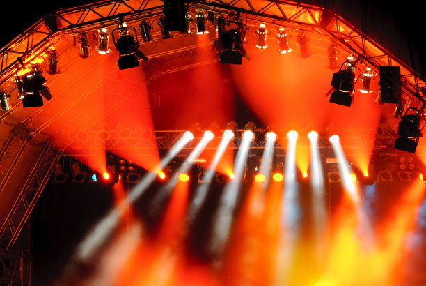 舞台灯光秀图片下载