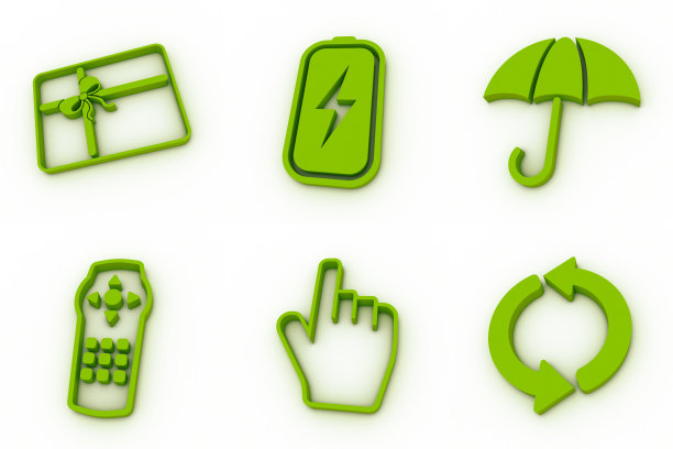 绿色图标-混合图片下载