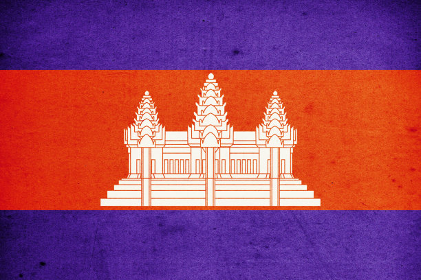 柬埔寨国旗特写(高解像度图像)图片下载