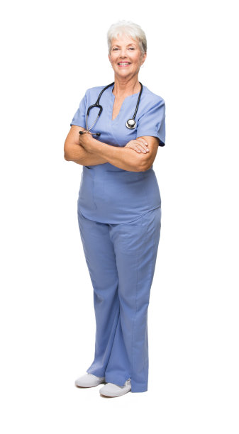 成熟的拉丁护士的全身照片图片下载