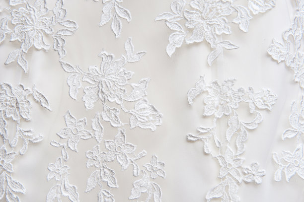 婚纱蕾丝细节图片下载