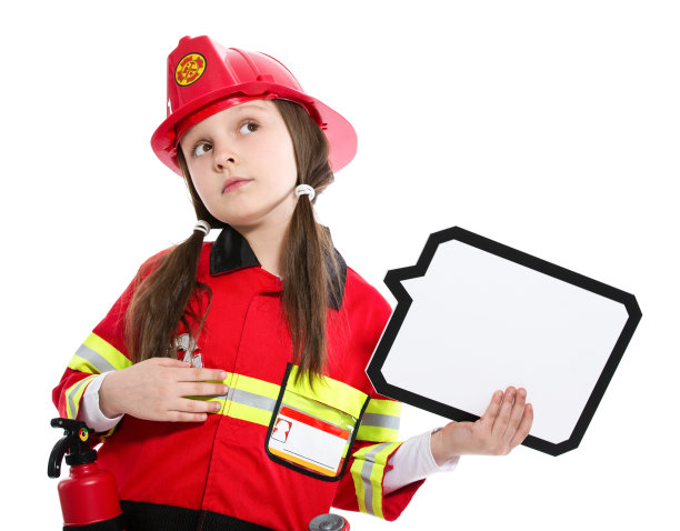 年轻的女消防队员图片下载
