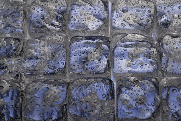 成排的冰块图片下载