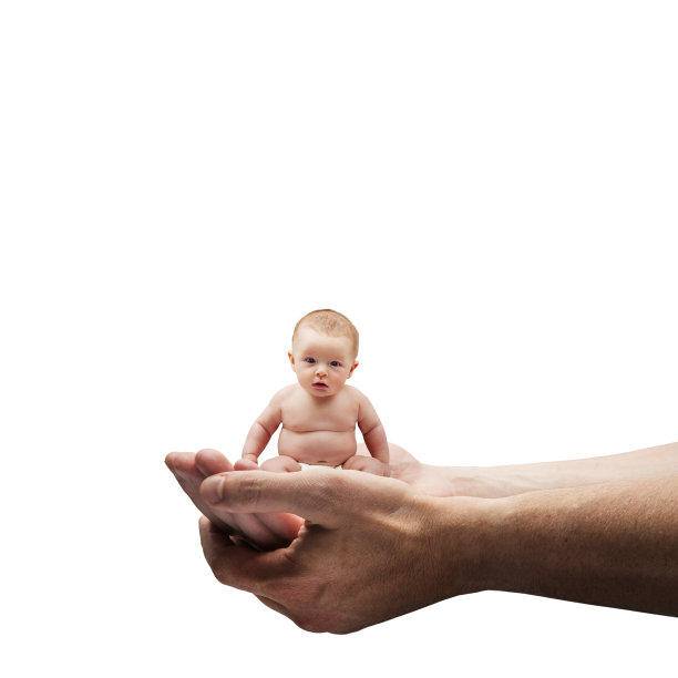 举着一个婴儿图片下载