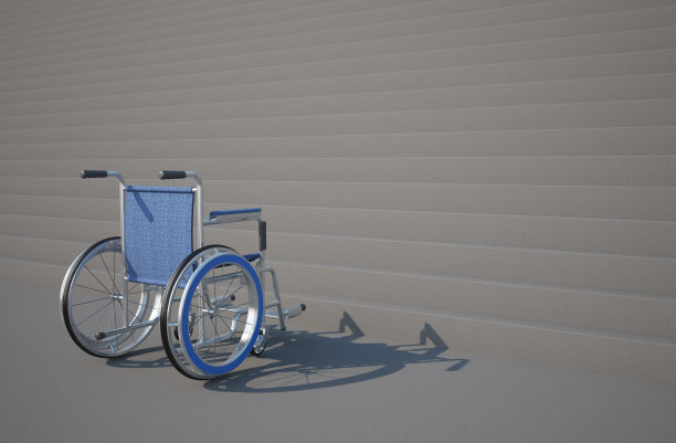 轮椅劣势的概念图片下载