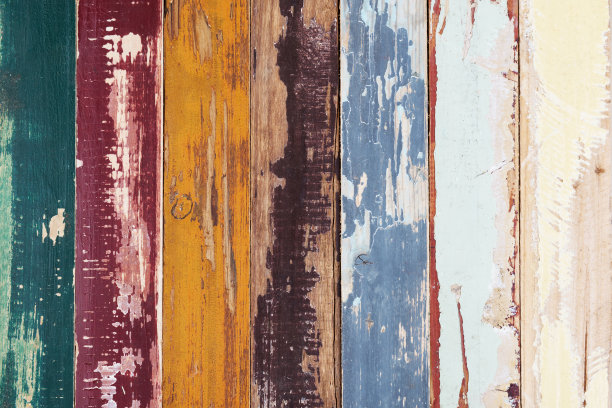 色彩丰富的木质背景，木质的墙面纹理图片下载