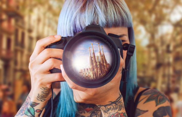 巴塞罗那旅行摄影师图片下载