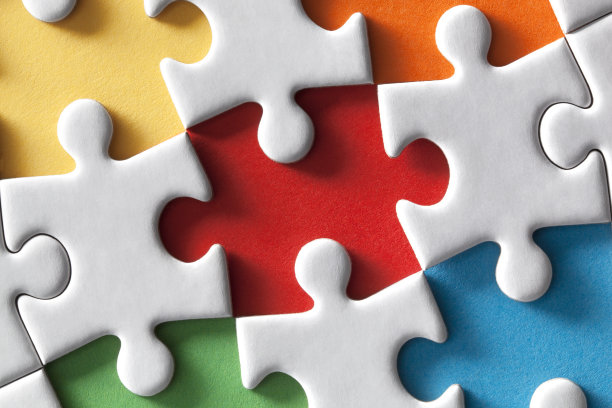 彩色拼图图片下载