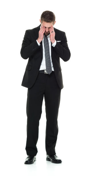 商人感到头痛图片下载