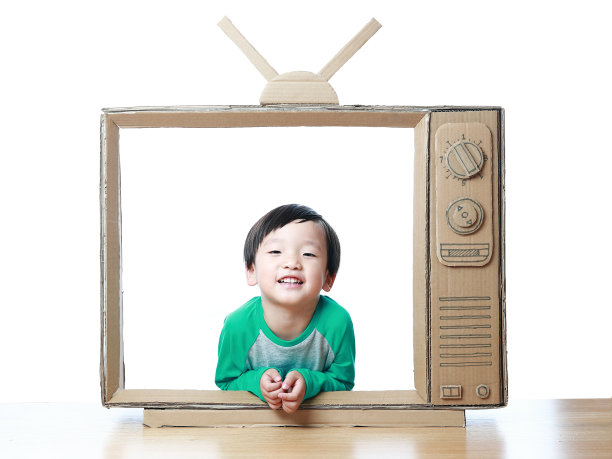 手工制作的玩具电视图片下载