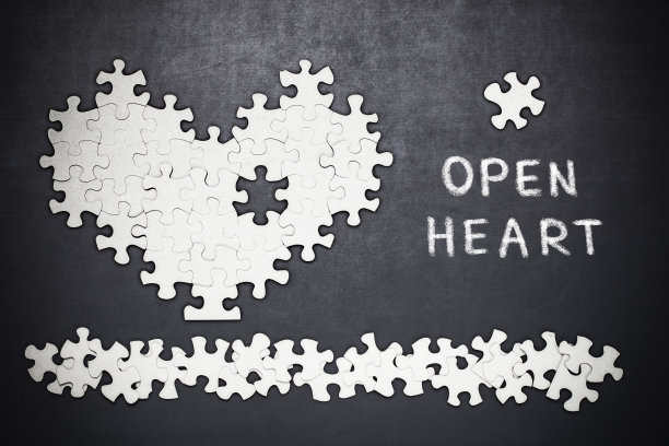 开放的心图片下载