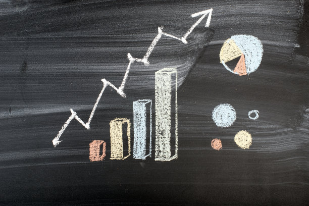 黑板上的图表图片下载