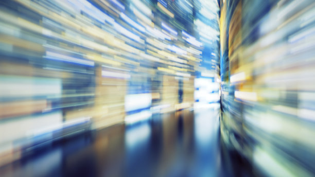 未来城市街道运动模糊素材图片