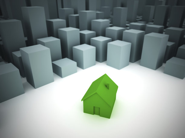 郊区生态的房子图片下载