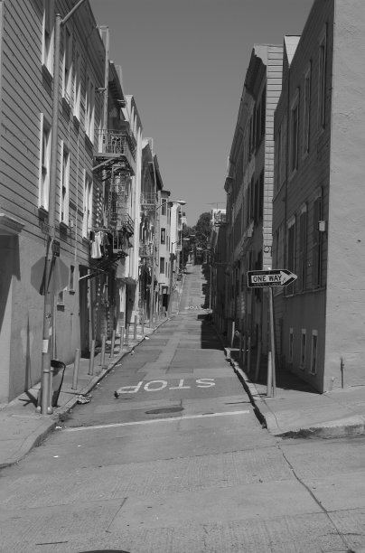 旧金山的小街道图片下载