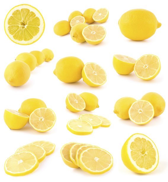 柠檬集合素材图片